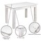 Flash Furniture Rectangle 30" W, 46" L, 29.5" H, Wood, Wood Grain XA-F-46X30-WH-GG - alternate 4